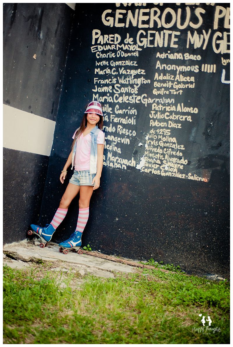 tween girl roller skates children photography