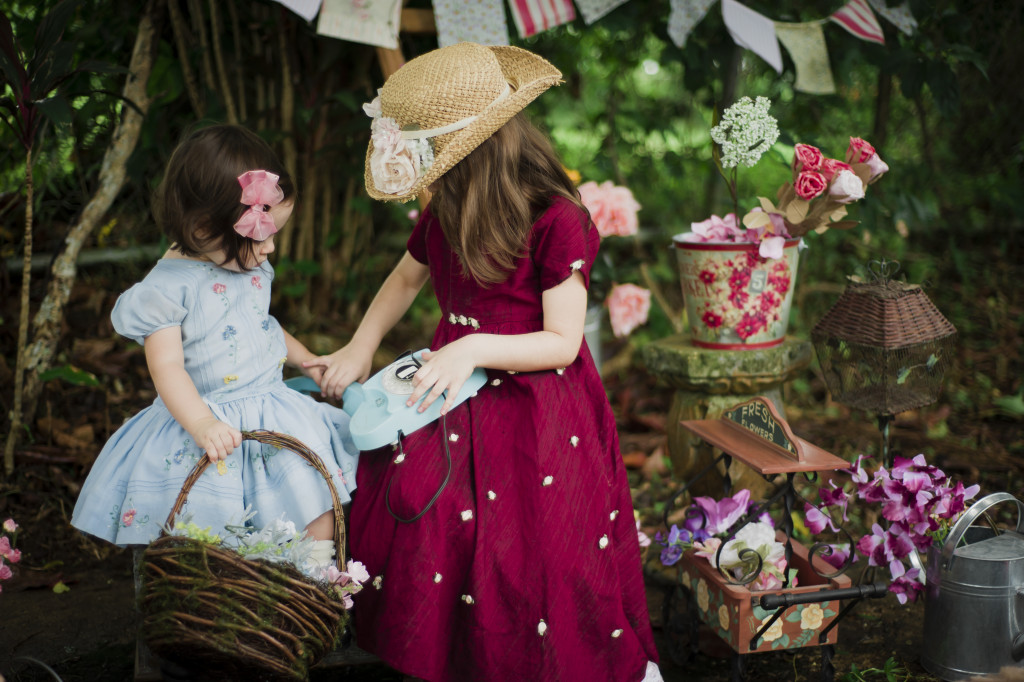 Vintage Flower Market Happy Thoughts Studio