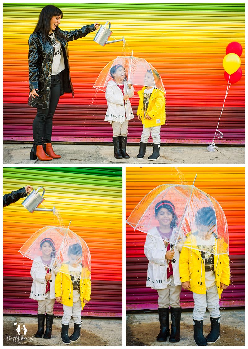 Rainbow children photography
