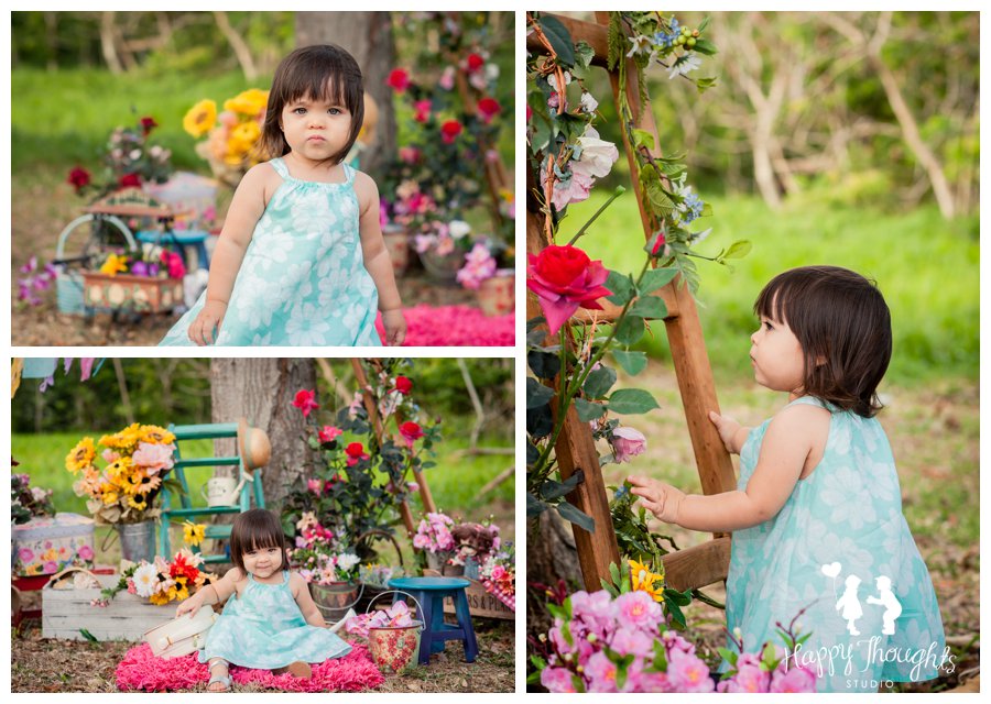 Flower Market children Photography
