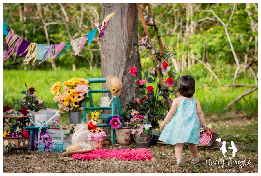 Flower Market children Photography