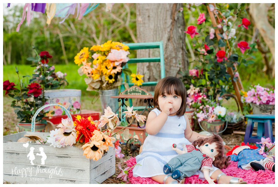 Flower Market inspired children Photography