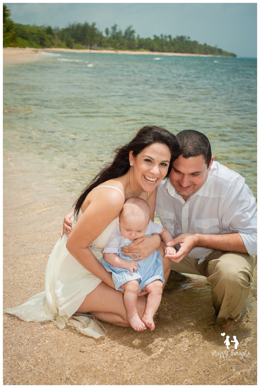 Lifestyle Beach Baby Family Session