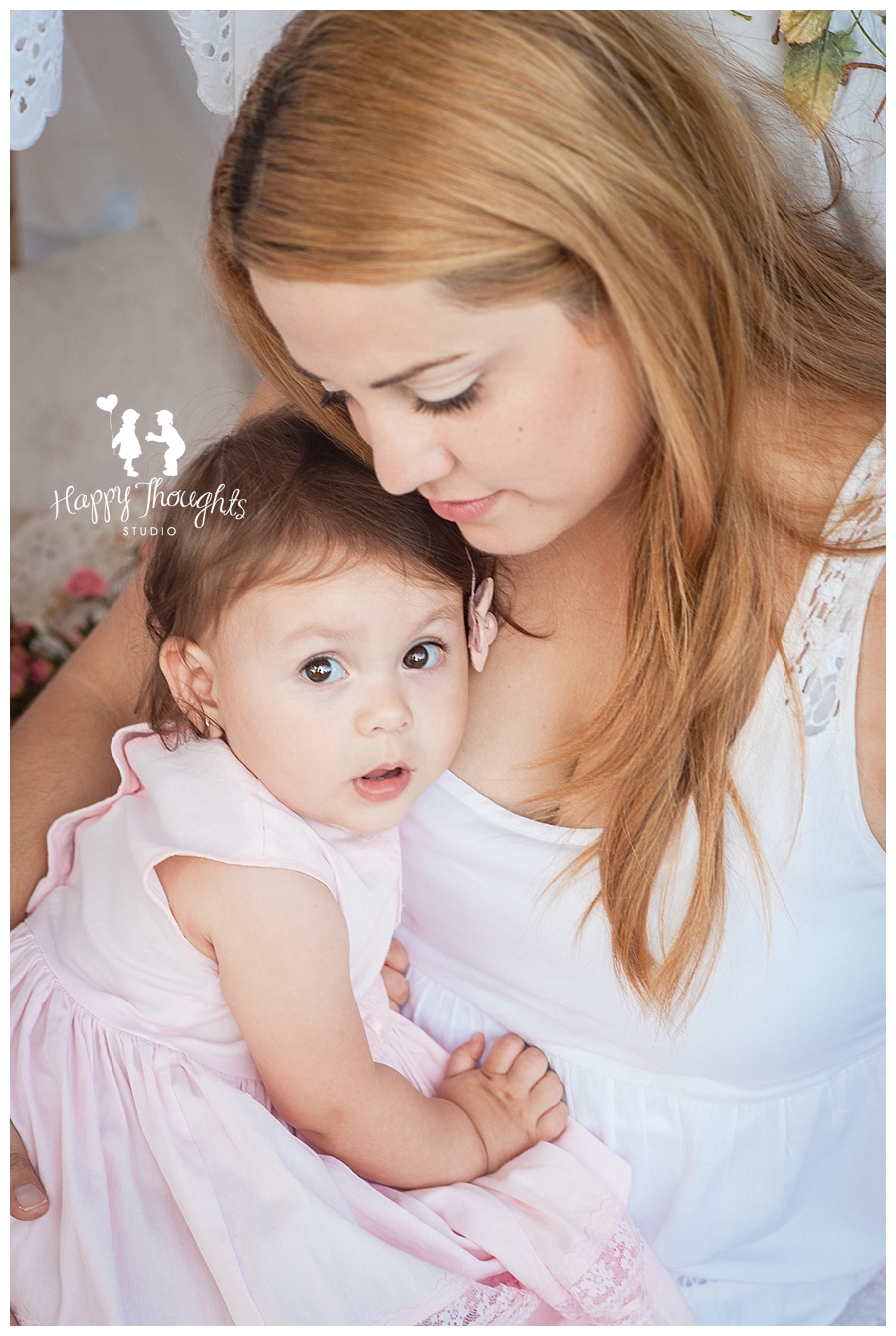 Vintage Lace Tent Mommy & Me session
