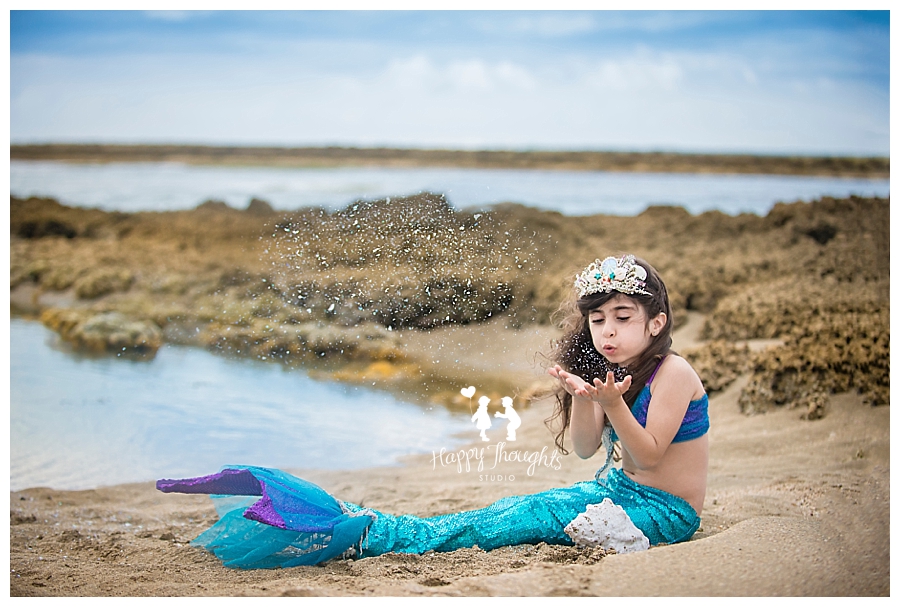 Mermaid photo shoot