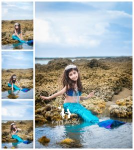 Mermaid photo shoot