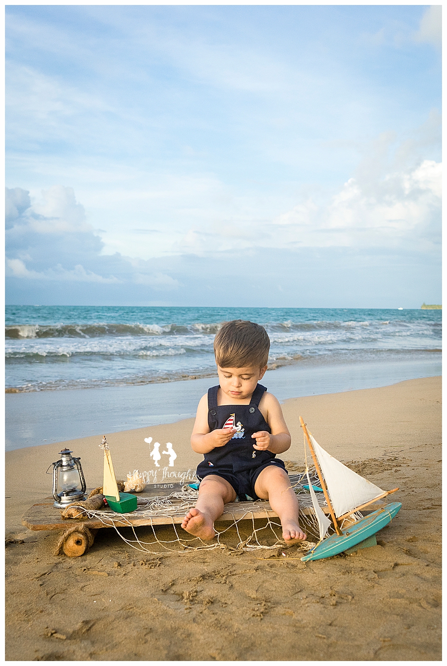 Baby's First Beach Day in Puerto Rico